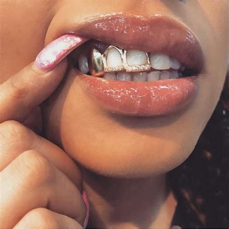 image      people  closeup teeth jewelry girl