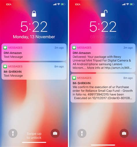 How To Enable Notification Previews On Iphone X Lock Screen
