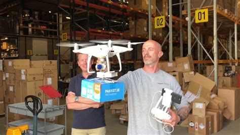drone pakket bezorgen coolblue degreef partner drone addicts youtube