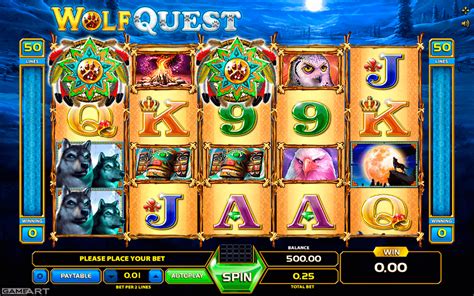 wolf quest slot machine  gameart casino slots