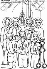 Coloring Pages Saints English Martyrs Book Popular Days Coloringhome sketch template