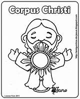 Corpus Christi Atividades Amiguinhos Vocês sketch template
