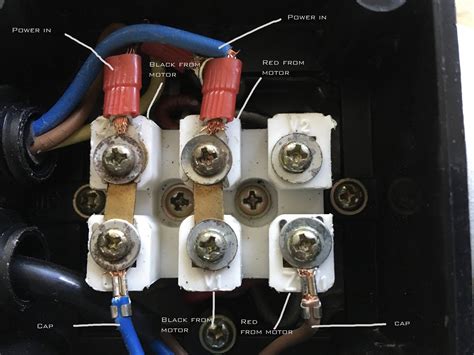 phase motor wiring diagram wiring diagram  single phase motor  reverse