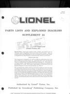 lionel parts lists  exploded diagrams supplement  manuals  instructions hobbydb