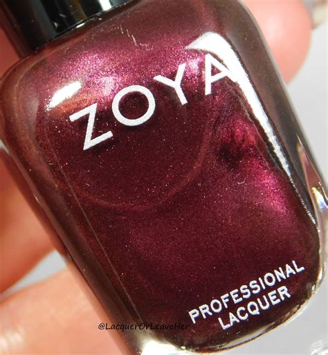 lacquer  leave  zoyas sensual fall  collection