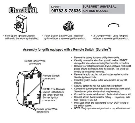char broil electronic ignition module pricepulse