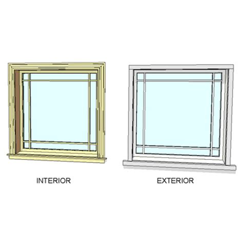 andersen windows  series woodwright dbl hung window picture unit prairie grille