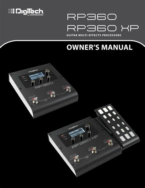 Digitech Rp360 Owners Manual Pdf Download Manualslib