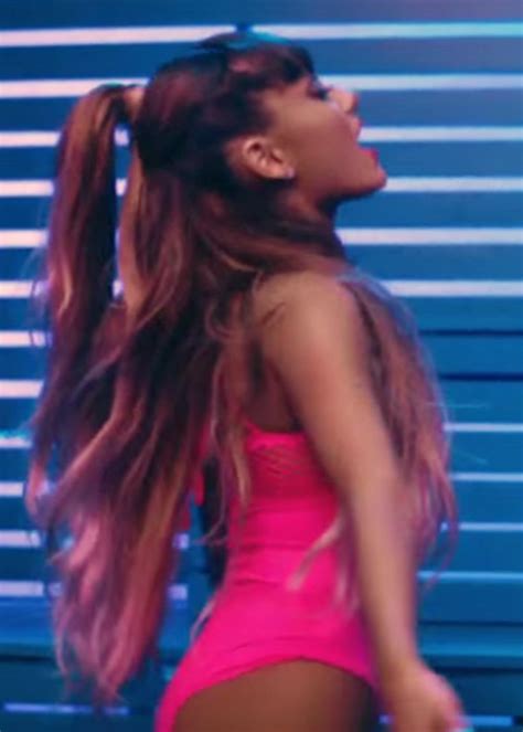 Ariana Grande Wavy Medium Brown Half Up Half Down Ombré Straight