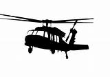 Helicopter Blackhawk Clipart Hawk 60 Clip Uh Sticker Helicopters Cliparts Silhouette Army Drawing Vinyl Transparent Tattoo Military Library Etsy Coloring sketch template