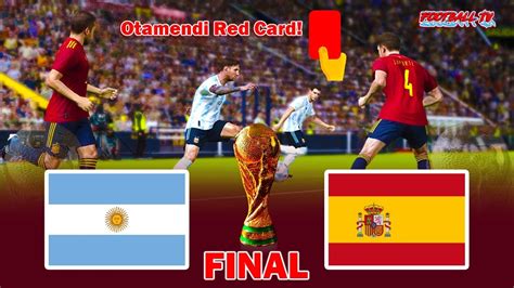 Argentina Vs Spain Final Fifa World Cup 2022 Match Efootball Pes