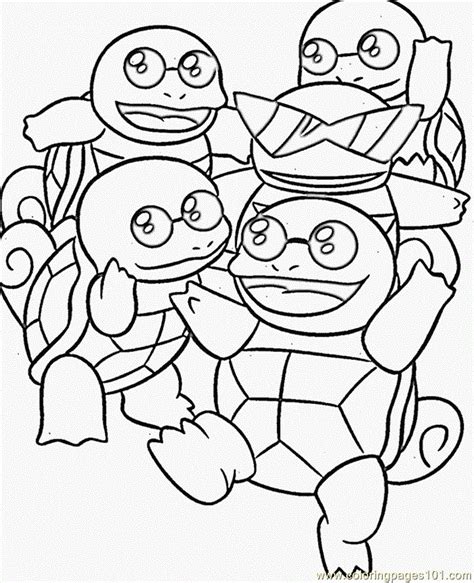 coloring pages water pokemon cartoons water pokemon