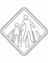 Transito Placas Crossing Sinais Pedestrian Trânsito Schoolchildren Passagem Sinalizada Pedestres Drukuj sketch template