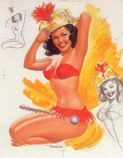 16 best vintage pinup girls t n thompson images on pinterest pin up girls pinup art and