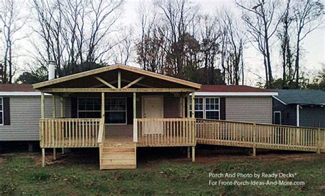 Porch Designs For Mobile Homes Decks Front Porches And