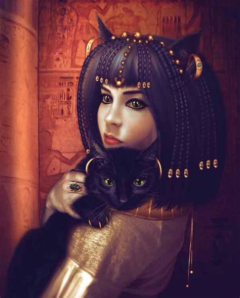 cleopatra and bastet egyptian cat goddess bastet egyptian goddess