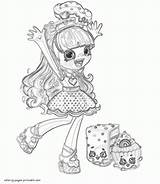 Coloring Shopkins Pages Rainbow Kate Printable Print Look Other Ice sketch template