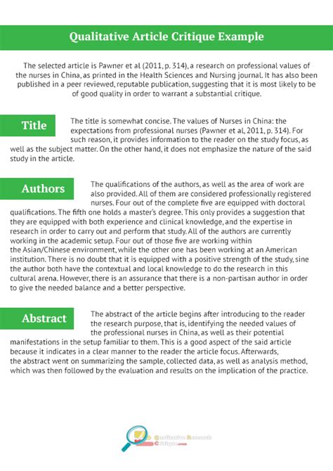 qualitative research paper   critique   qualitative