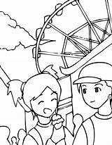 Amusement Colouring Getcolorings sketch template