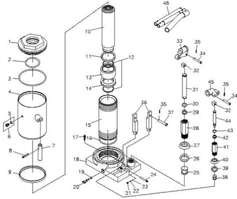 hydraulic bottle jack repair diagram poisk  google masterskaya pinterest bottle jack
