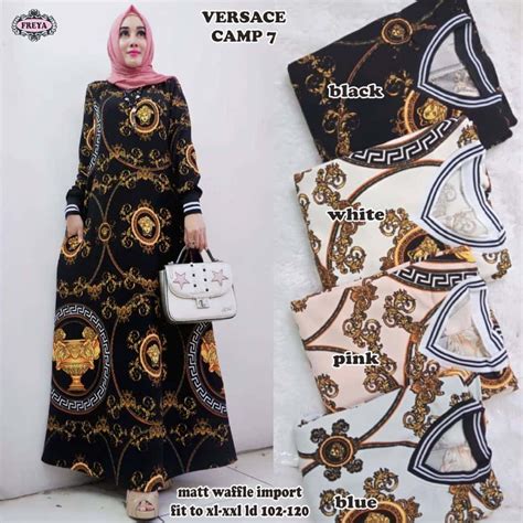 model gamis batik kombinasi modern pesta  hijabtuts