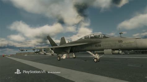 Ace Combat 7 Skies Unknown Pgw 17 Playstation Vr Trailer Ps4