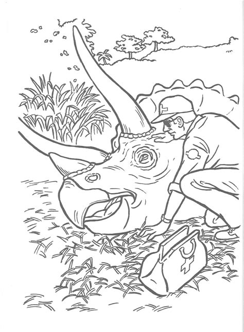 jurassic park official coloring page parque jurasico foto