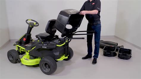 How To Install Riding Mower Bagging Kit Ryobi Landscapes