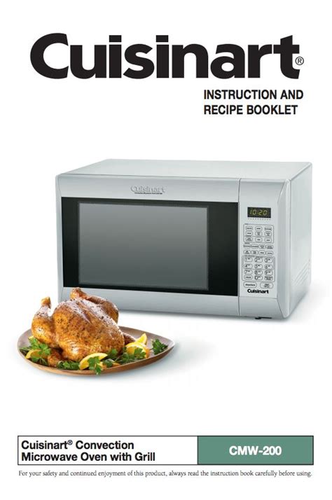 Cuisinart Cmw 200 Convection Microwave Oven