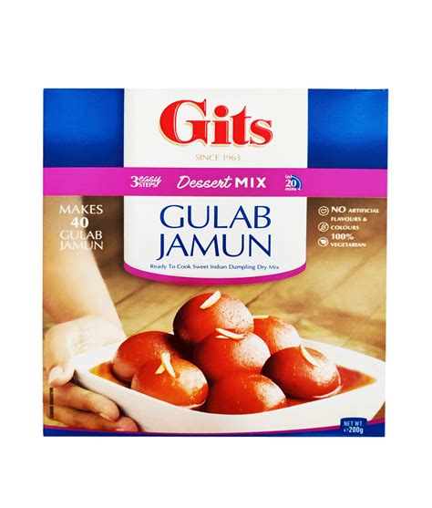 gits gulab jamun dessert mix   spice town  grocery store