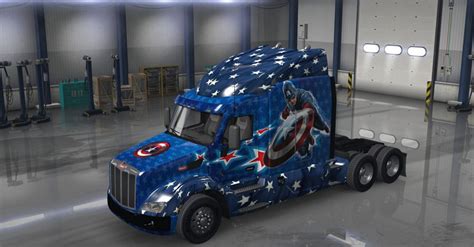peterbilt  captain america mod mod ats mod american