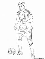 Madrid Real Coloring Soccer Pages Football Xabi Printable Color sketch template