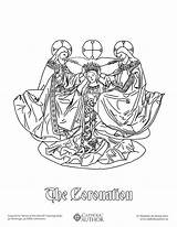 Coronation Sacred Sense sketch template