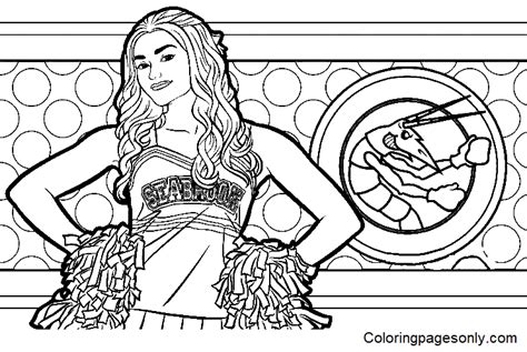 printable disney zombies coloring page  printable coloring pages