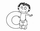 Coloring Float Child Coloringcrew sketch template