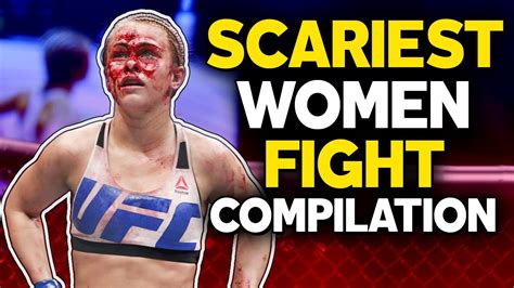 top 23 best female knockouts in mma scariest women fight compilation