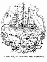 Nautical sketch template