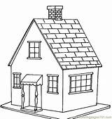 House Coloring Pages Brick Houses Wooden Drawing Color Estate Real Printable Floor Architecture Online Getdrawings Getcolorings Drawings Print sketch template