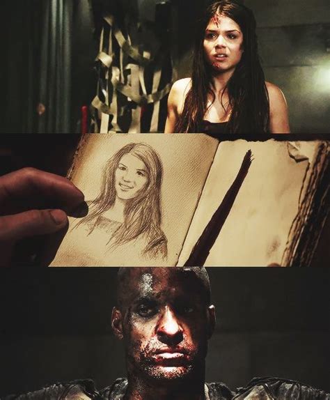 the 100 lincoln and octavia blake 1 7 the 100 tv series pinterest the 100 lincoln and