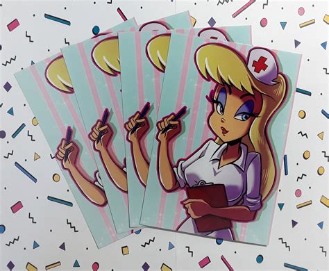 Hellooo Nurse Animaniacs 4x6 Mini Print Hello Nurse 90s Etsy