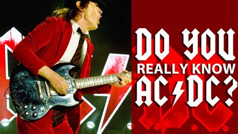 Do You Really Know Ac Dc Quiz Society Of Rock