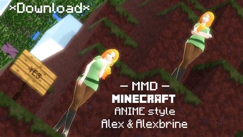 [mmd Minecraft] Alex {up Dl} By Rby121174 On Deviantart