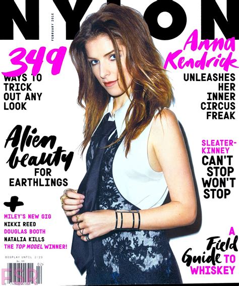anna kendrick in nylon magazine february 2015 issue
