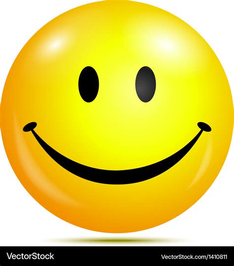 smiley emoticon happy face stock vector illustration