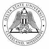 State Delta University Mississippi Pages Coloring 1924 Cleveland Seal Okra Getcolorings Svg Logo Southern Choose Board Wikipedia sketch template