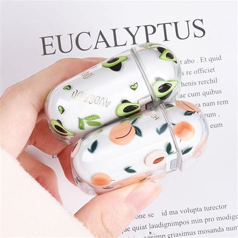 luxury gold plated case  airpods   airpods pro fruit pattern earphone case