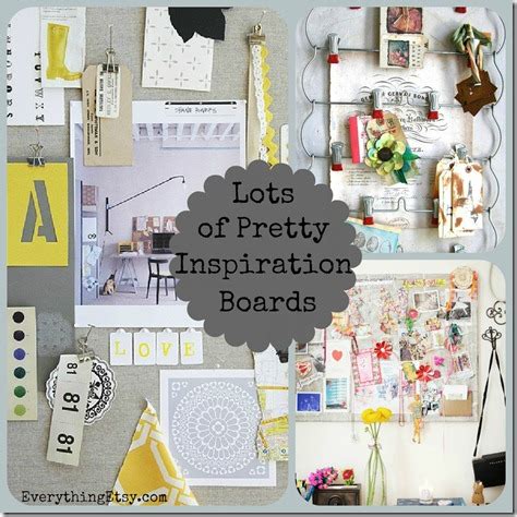 inspiration boards  inspire  everythingetsycom