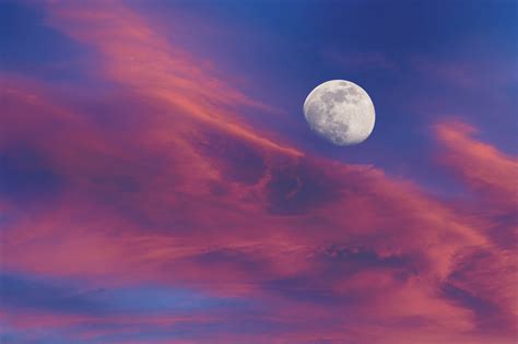 moon sky clouds night  stock photo public domain pictures