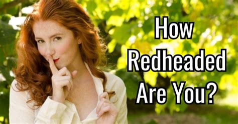 which famous redhead are you quiz quizlady