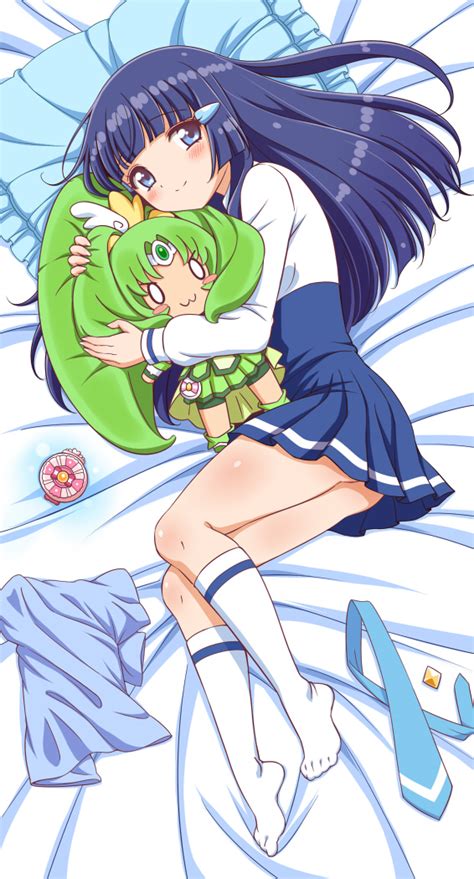 midorikawa nao aoki reika and cure march precure and 1 more drawn